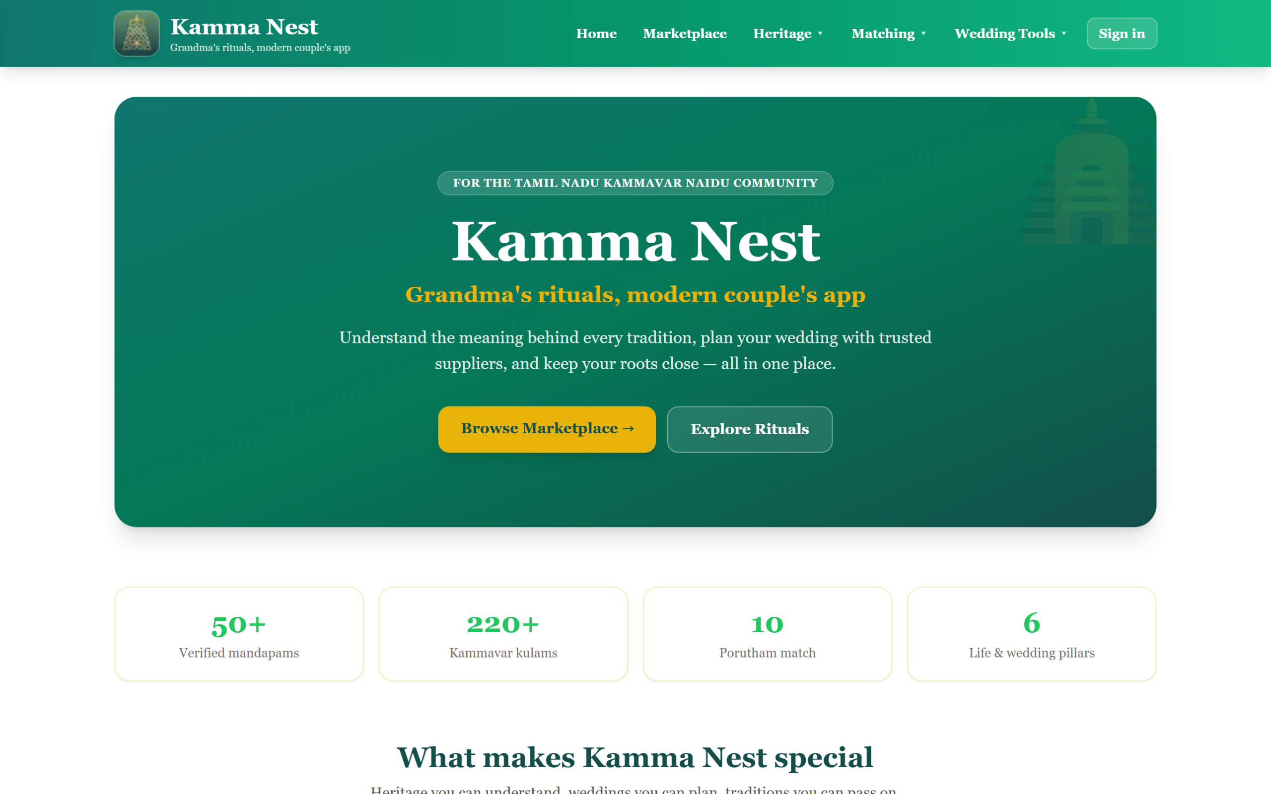Kamma Nest screenshot